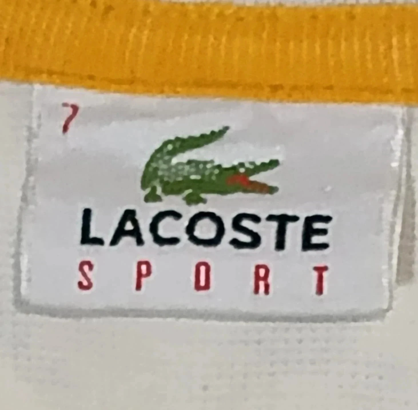 Polo Lacoste sport vintage Tamanho 7 – photo 14